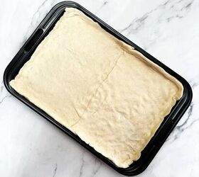 Place Pillsbury crescent rolls on a 15x10x1-inch pan and then do THIS for a super quick & delicious dish