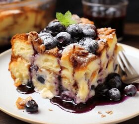 Blueberry Cream Cheese French Toast Bake