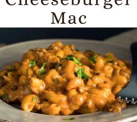 cheeseburger macaroni recipe instant pot cheeseburger mac, Cheeseburger Mac Pin with text overlay