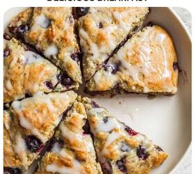 blueberry scones easy blueberry scone recipe, Blueberry Scones Pin with text overlay