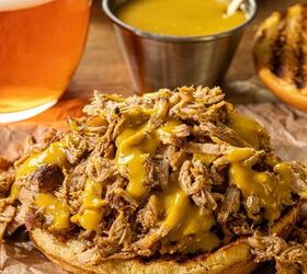 a smoky oven braised pulled pork sandwich recipe