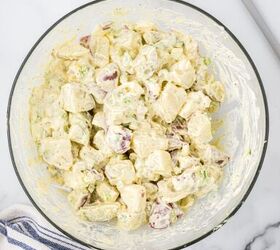 potato salad with dill pickles
