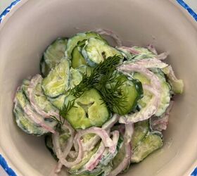 creamy cucumber salad