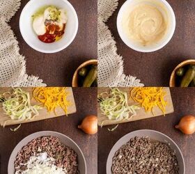 big mac quesadilla, Big Mac Quesadilla and sauce being made