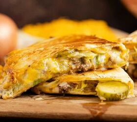 big mac quesadilla, Big Mac Quesadillas Stacked