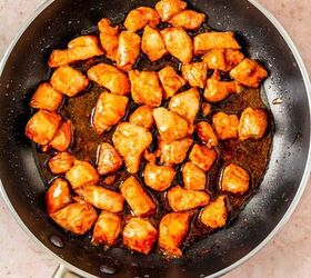 Cut chicken breast into bite-sized pieces—then do this for a 30-minute dinner that is easy & delicious!