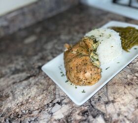 Spinach Cream Cheese Stuffed Chicken Breast