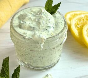 Lemon Yogurt Sauce (With Mint And Garlic)
