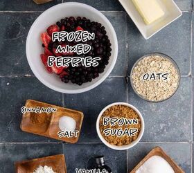 mixed berry crisp with frozen berries, Mixed Berry Crisp with Frozen Berries ingredients