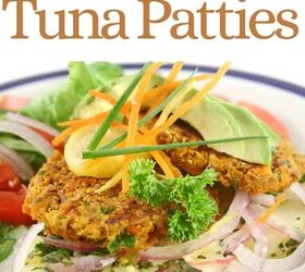 tuna patties easy and flavorful tuna cakes, Tuna Patties Pin with text overlay
