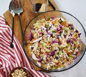 What we love about this salad is that it's light, flavorful, and satisfying!