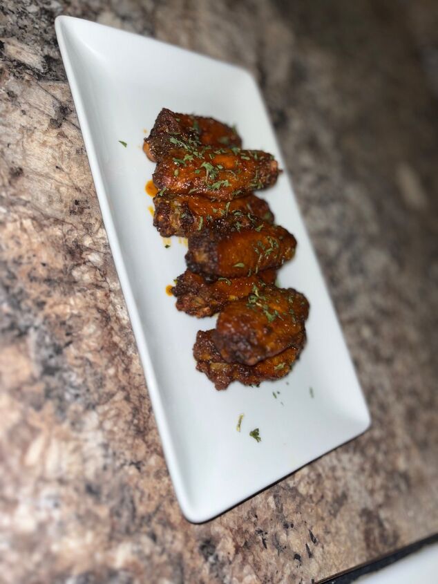 air fried honey buffalo wings