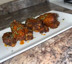 air fried honey buffalo wings