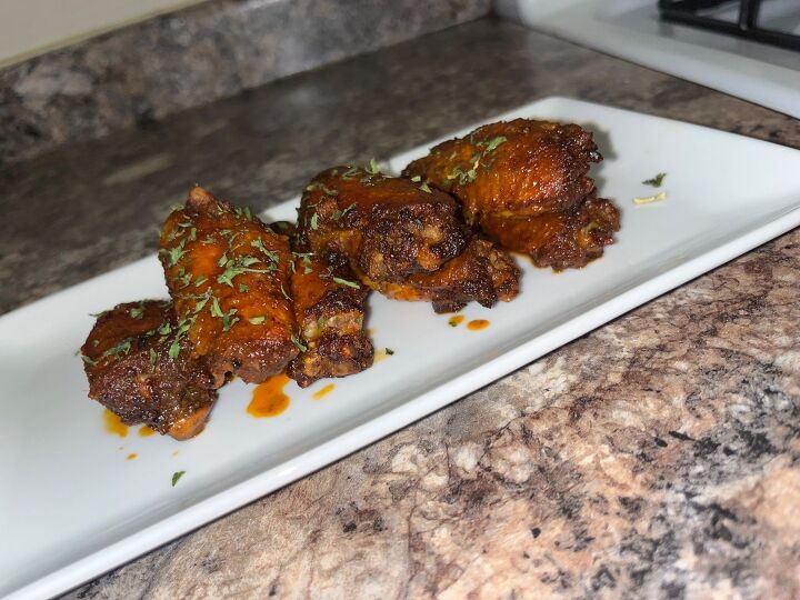 air fried honey buffalo wings