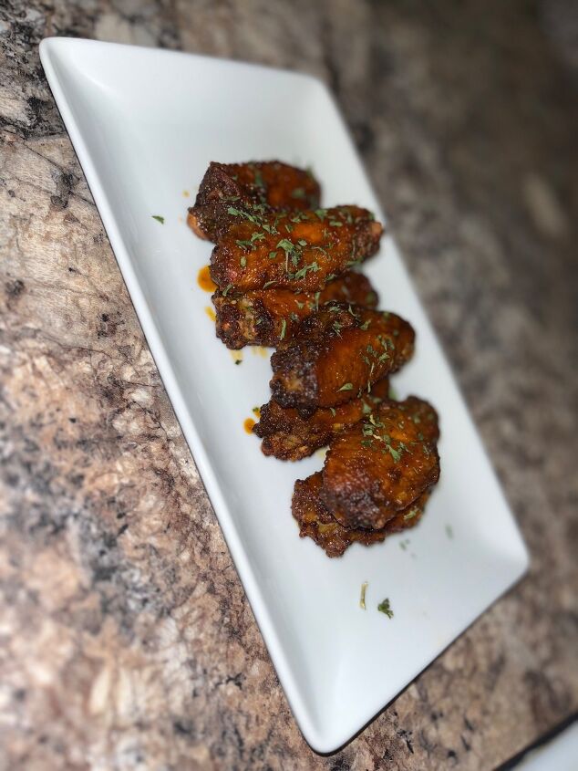 air fried honey buffalo wings