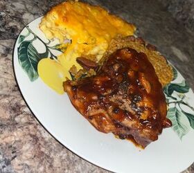 honey barbecue baked chicken thighs