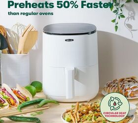 best air fryers under 100 on amazon 2025 edition, BELLA 3 Qt Touchscreen Air Fryer Oven and 5 in 1 Multicooker
