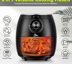 best air fryers under 100 on amazon 2025 edition, Air Fryer 5 8QT 5 5L Uten 1700W AirFryer High Power Electric