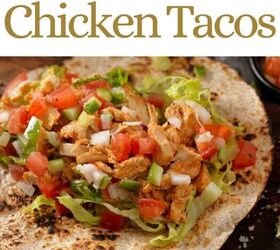 buffalo chicken tacos zesty chicken taco recipe, Buffalo Chicken Tacos Pin with text overlay