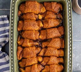 apple dumplings using crescent rolls, Apple Dumplings using Crescent Rolls Baked in a casserole dish