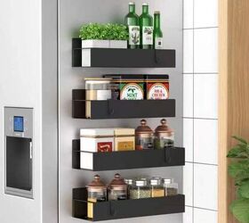 the best spice racks to organize your kitchen and actually use them, HuggieGems 4 Pack Magnetic Spice Storage Rack Organizer