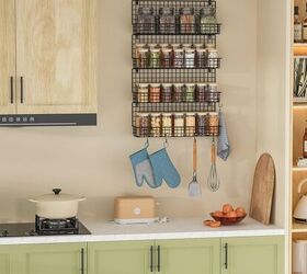 the best spice racks to organize your kitchen and actually use them, X cosrack Spice Rack Organizer Wall Mounted 4 Tier Stackable Wire