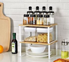 the best spice racks to organize your kitchen and actually use them, SONGMICS Cabinet Organizer Shelf