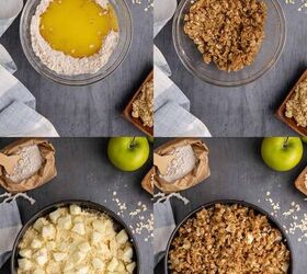 apple coffee cake recipe, Apple Coffee Cake recipe being made in a bowl and springform pan