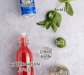 watermelon mojito, Watermelon Mojito Ingredients