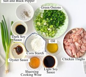 classic chinese scallion chicken recipe in 30 minutes, Chinese Scallion Chicken ingredients