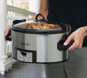 which kitchen appliance should you buy first a complete buyers guide, Crock Pot 6 Quart Cook Carry Programmable Slow Cooker with Digital Timer
