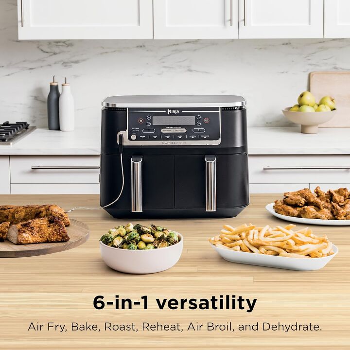 which kitchen appliance should you buy first a complete buyers guide, Ninja Foodi 10QT 6 in 1 DualZone Smart XL Air Fryer