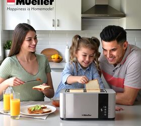 which kitchen appliance should you buy first a complete buyers guide, Mueller UltraToast Full Stainless Steel Toaster 4 Slice Long Extra Wide Slots
