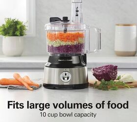 which kitchen appliance should you buy first a complete buyers guide, Hamilton Beach Food Processor Vegetable Chopper