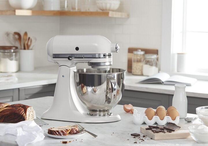 which kitchen appliance should you buy first a complete buyers guide, KitchenAid Artisan Series 5 Quart Tilt Head Stand Mixer