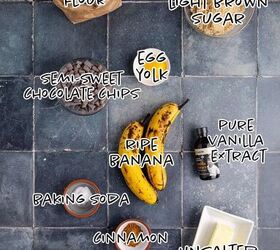 banana chocolate chip cookies, Banana Chocolate Chip Cookies Ingredients