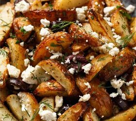 Greek Potatoes | Air Fryer Lemon Garlic Potato Recipe