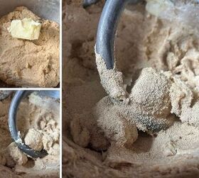 super soft milk bread recipe with fresh milled flour, adding butter and yeast to dough in a mixer