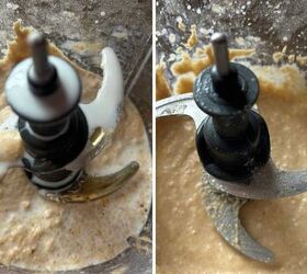 sourdough apple pie cobbler with fresh milled flour, making batter in food processor