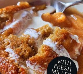 sourdough apple pie cobbler with fresh milled flour, sourdough apple pie cobbler pinterest image