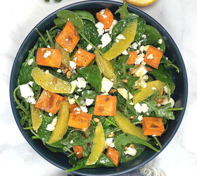 roasted sweet potato orange salad