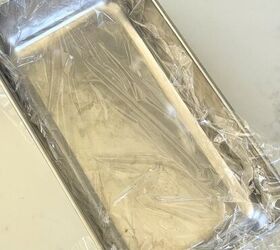 Line a 9"x 5" loaf pan with plastic wrap for the perfect, 20-minute, no-bake dessert