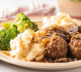 Slow Cooker Salisbury Steak Meatballs