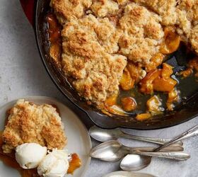 Cast Iron Peach Cobbler