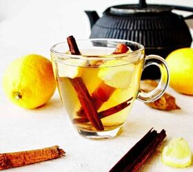 This anti-inflammatory ginger lemon cinnamon tea is amazing