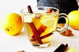 This anti-inflammatory ginger lemon cinnamon tea is amazing