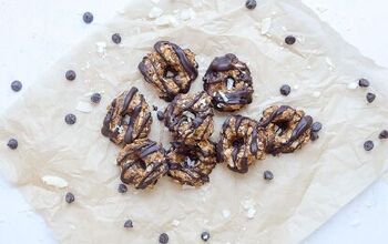 Healthy No-Bake Samoa Cookies (Vegan, Gluten-Free, Refined Sugar-Free)