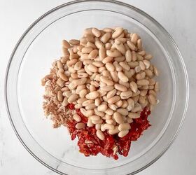 Mix 2 15 oz cans of white beans with these for a quick dish that is just PERFECT