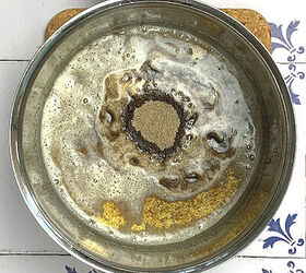 light and fluffy cardamom banana bread, Step 1 Melt the butter in a saucepan and continue swirling the pan until the butter is fragrant and brown Add cardamom and mix