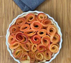 apple rose tart for two